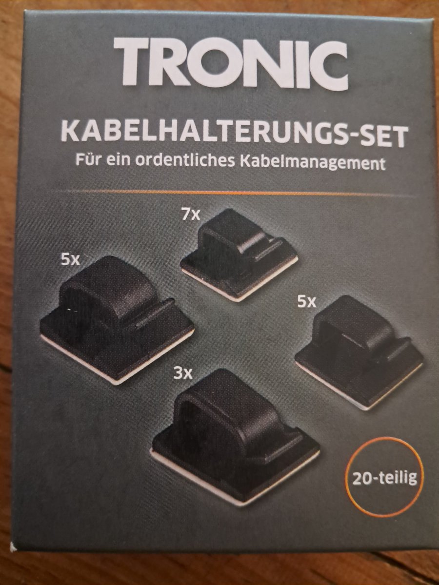 Tronic 20 delig kabel ophangers - Geschikt voor een breed scala aan kabels