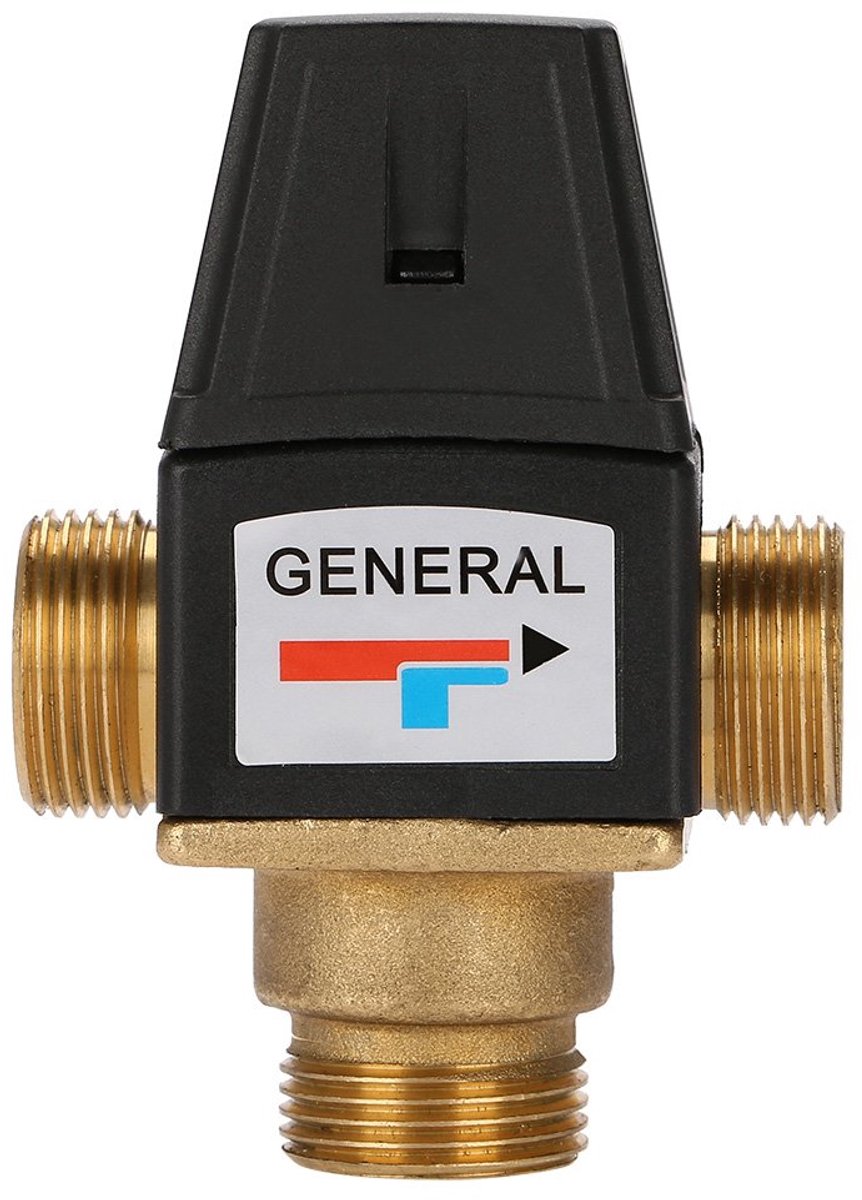 Omgoods - Thermostatische Mengkraan voor Solar Water Heater - 3-Weg DN20 Brass Douchesysteem