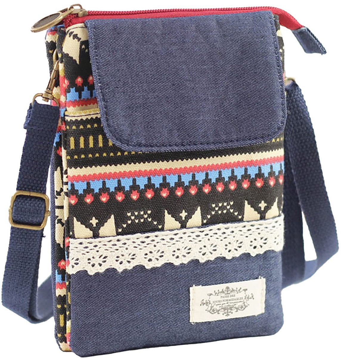 Omgoods - Kleine Boho Chic Schoudertas voor Dames