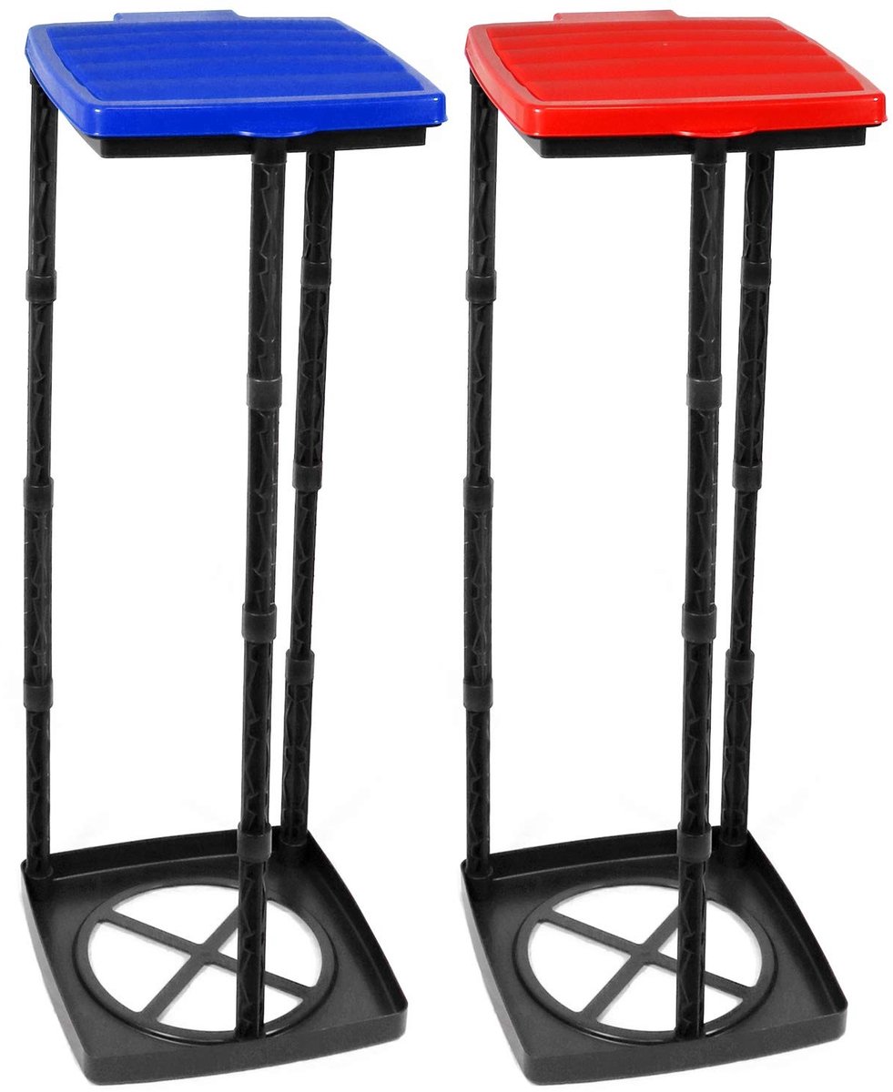 Omgoods - Set van 2 Afvalzakstandaarden met Deksel