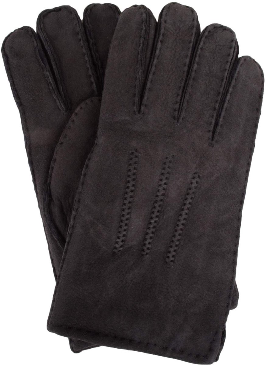 Omgoods - Klassieke Leren Schapenwollen Handschoenen voor Mannen