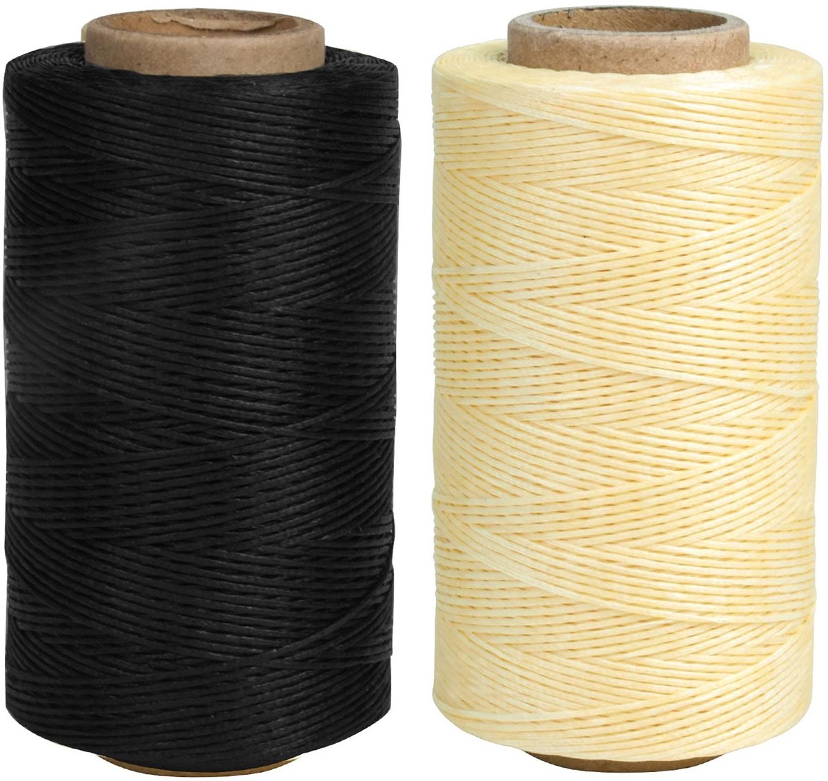 Omgoods - 2 Rollen Waxdraad voor Leerbewerking