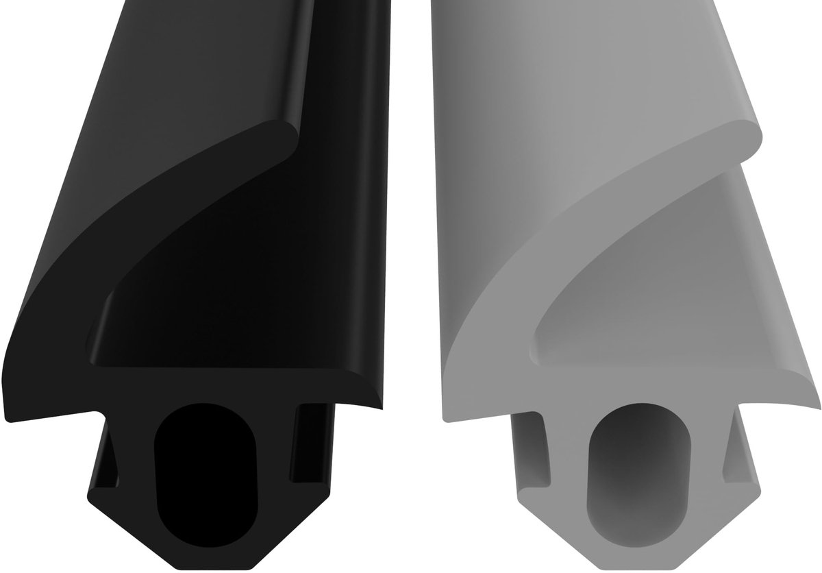 Omgoods - Tarp Seal - Raamafdichting voor Plastic en Aluminium - Zwart - 5m