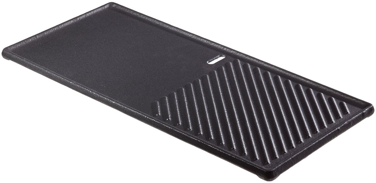 Omgoods - Dubbelzijdige Grillplaat van Gietijzer voor Gasgrill