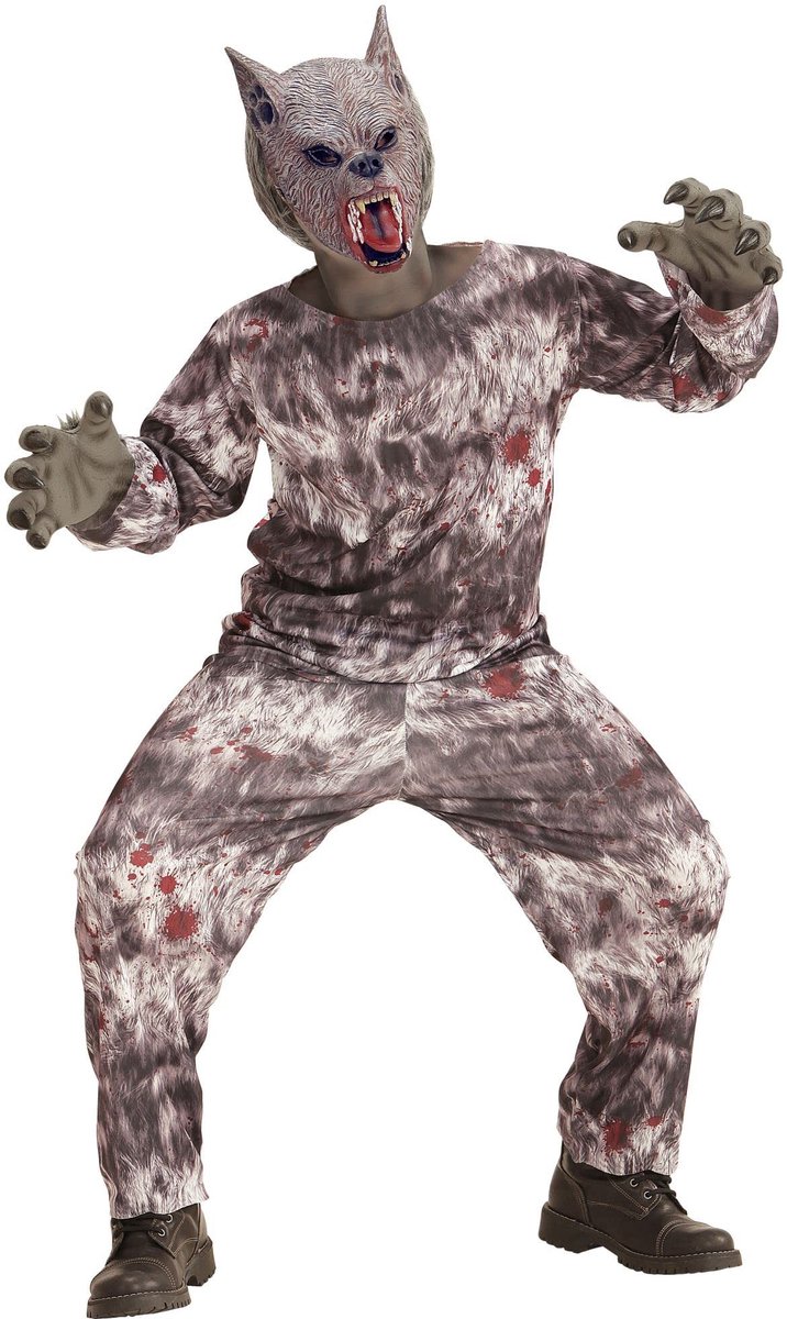 Omgoods - Kinder Kostuum Weerwolf voor Feestjes en Carnavals
