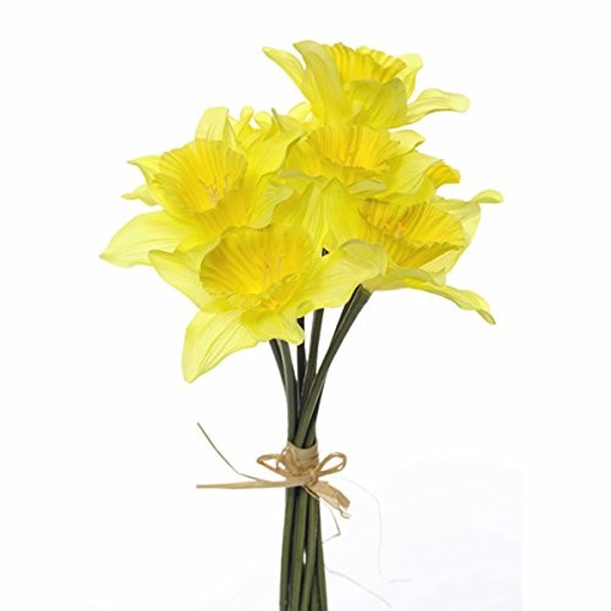 Omgoods - Kunstmatige Narcisboeket met 9 Stelen, 33 cm