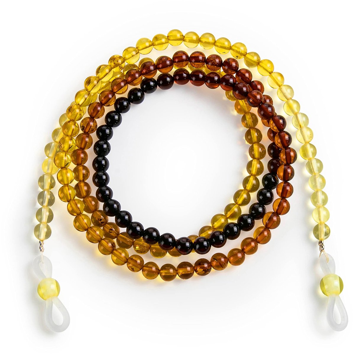Omgoods - Handgemaakte Brilketting van Amber voor Zonnebrillen