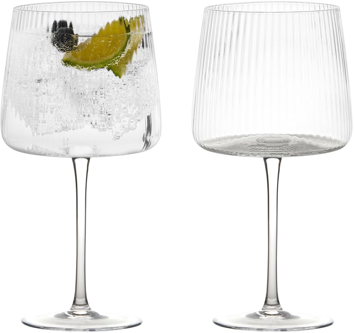 Omgoods - Set van 2 Gin Glazen met Elegante Vormgeving