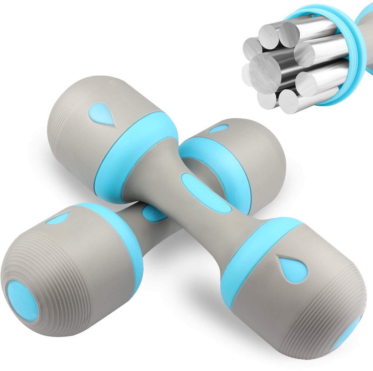 Omgoods - Verstelbare Dumbbell Set met 5-in-1 Gewichtopties
