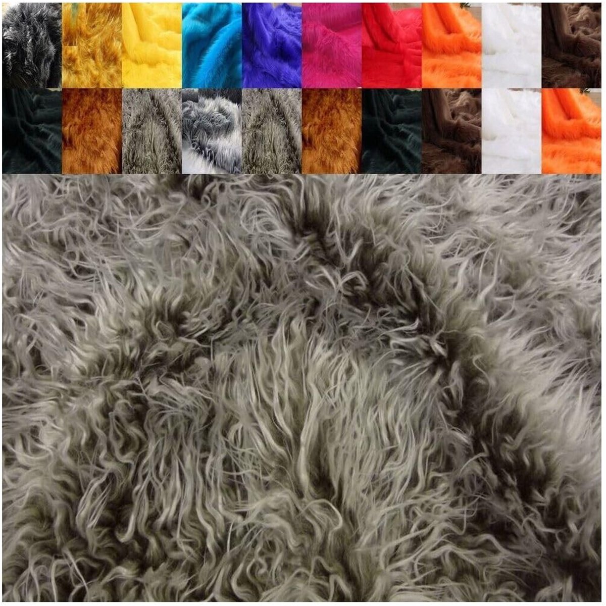 Omgoods - Fluffy Teddyfell Stoffen voor Creatieve Projecten 100x150cm