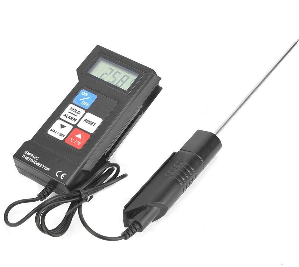 Omgoods- Elektronische Thermometer Zeer Nauwkeurig - Digitale Thermometer - Voedingsthermometer - Watertemperatuurweergave - Budgetvriendelijk - Hoogwaardige Kwaliteit - Voedings Thermometer
