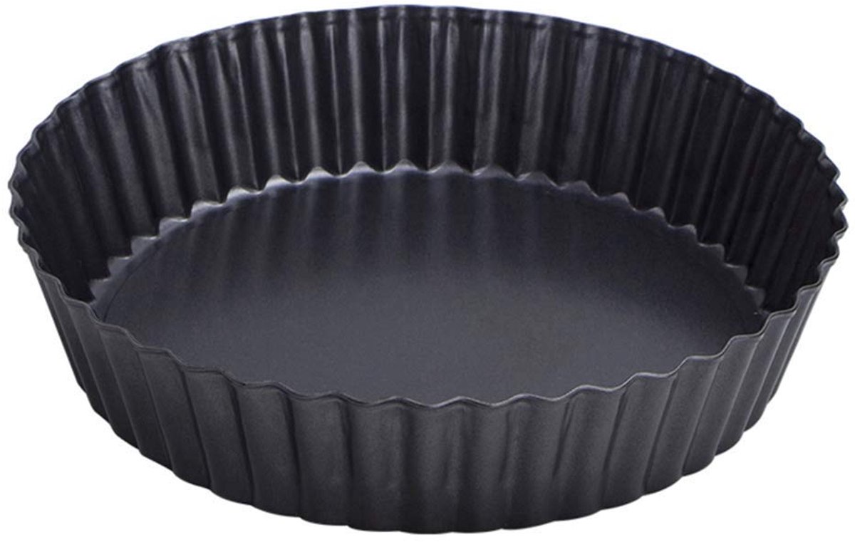 Omgoods - tartevorm met afneembare bodem Ø 24 cm rond antiaanbaklaag voor taart en quiche