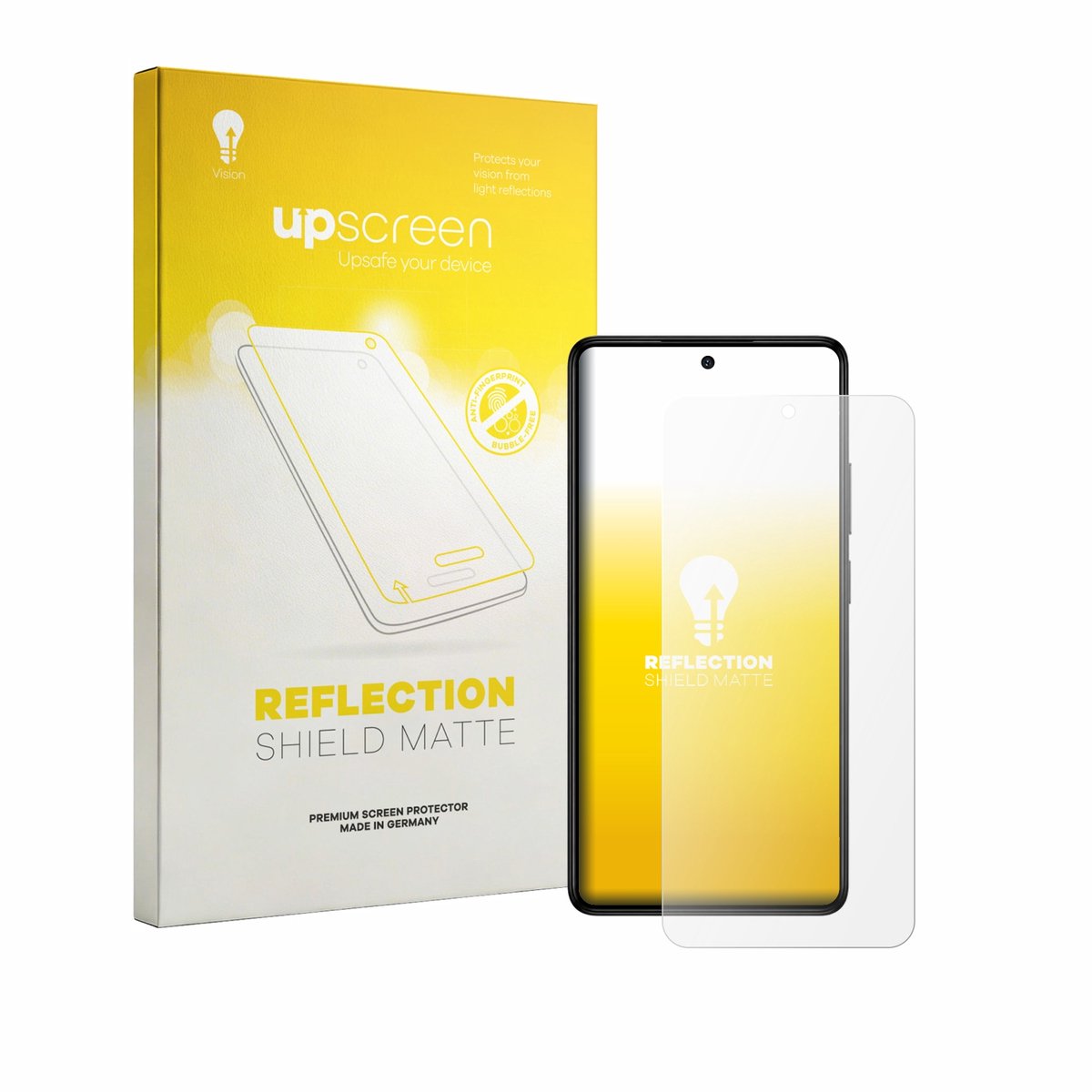 upscreen - Screenprotector voor General Mobile Fenix II Pro - Folie Beschermfolie anti glare matte