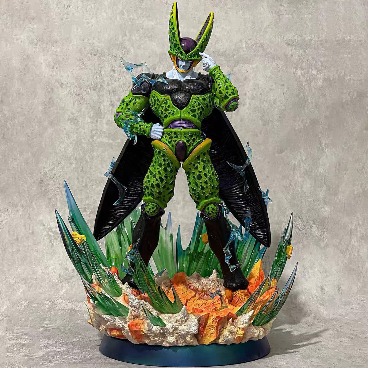 Dragonball Z - Figurine - Cell - 42cm - Anime - Dragon Ball Figuur Cell Final Form - Figuren - Super Saiyan - Beeldje - Pvc - Collectie - Ornament