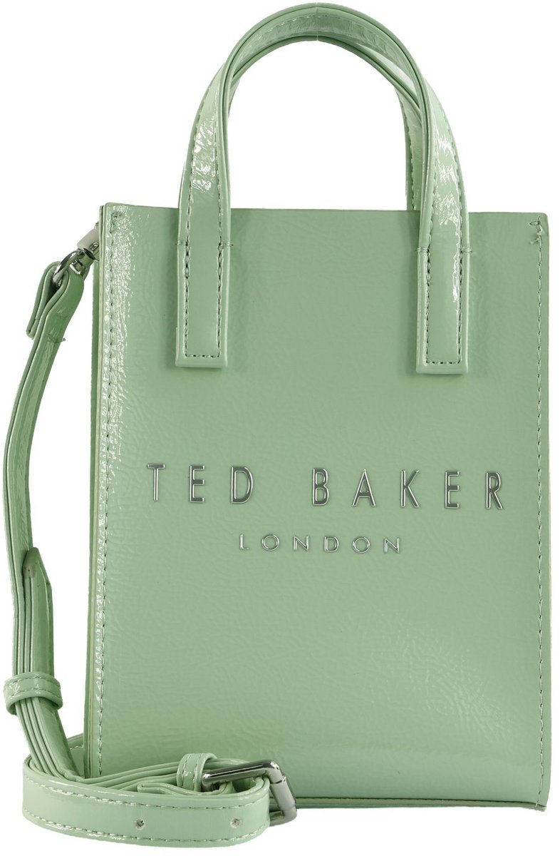 Ted Baker handtas schoudertas Crinkll Crinkle Mini Icon Bag LT - Green mintgroen