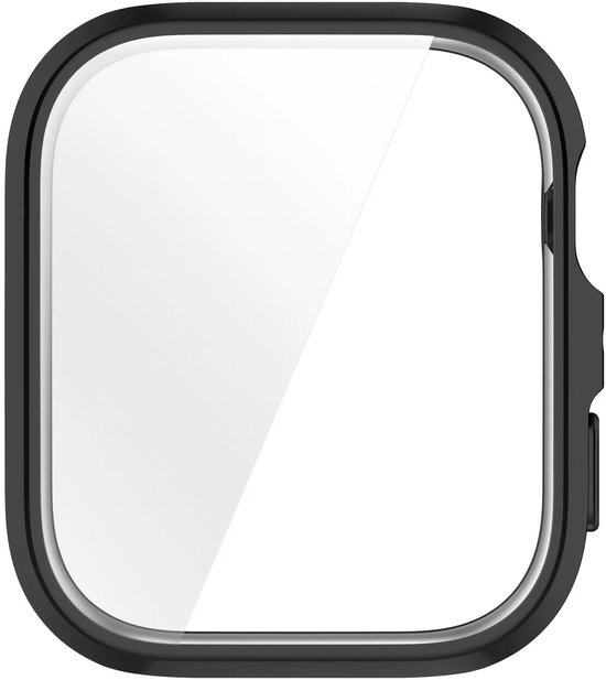Strak zwart TPU hoesje voor een rechthoekig smartwatchscherm.