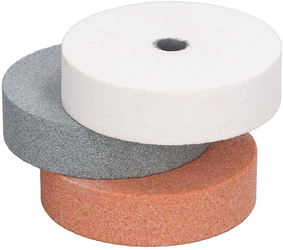 SnelShoppen - Siliconen Carbide Schuurdisc, Polijstdisc, 3 Stuks, 75 mm, Ronde Schuursteen, Schuurwiel, Polijstschijven voor Boor, Dubbele Schuurmachi