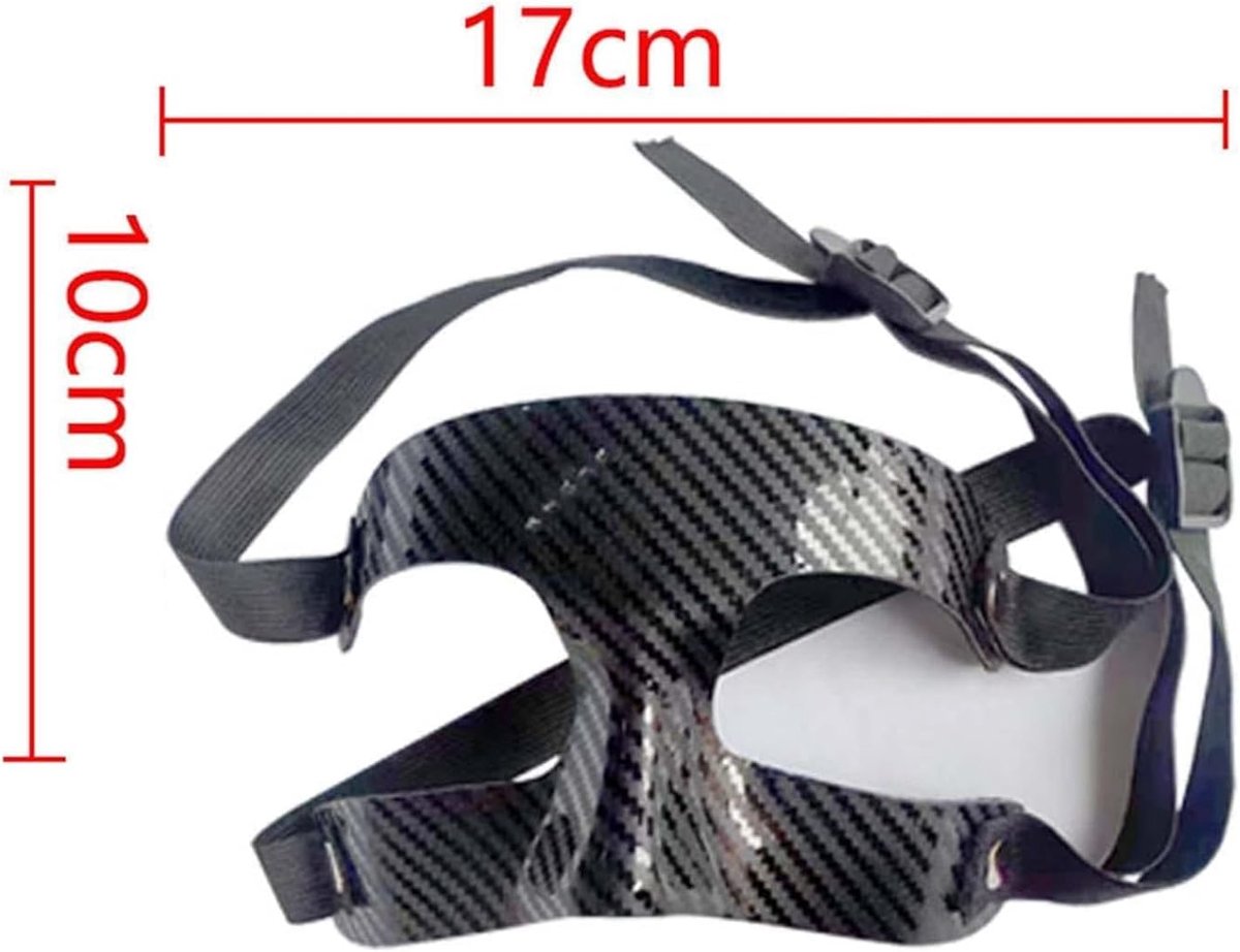 SnelShoppen - Neusbescherming voor Gebroken Neus Basketballen Masker Neusbeschermer Duurzame Gezichtsbescherming Sportmasker voor Voetbal Basketball W