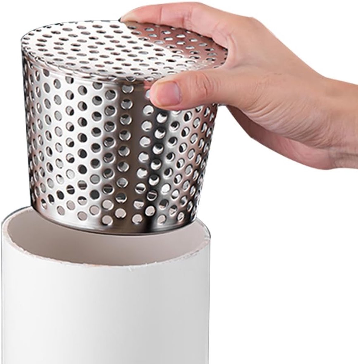 Gootbescherming 90-110 mm - RVS - Bladbescherming - Optimale bescherming tegen verstoppingen - ShopVlot