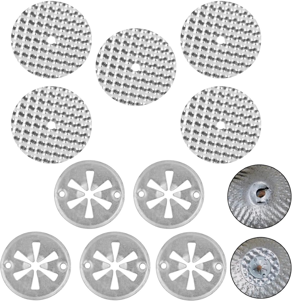Heat Protection Plate Repair Kit 50 mm Heat Protection Plate Clamp Disc 30 mm Heat Protection Plate Exhaust Repair Kit - ShopVlot