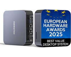 GEEKOM Intel Mini PC GT13 Max - Intel Core Ultra 9-185H - Windows 11 gaming mini pc - Windows pc - Desktop - Computer - Game pc - Portable - 16 GB DDR5 - 1 TB SSD - 6 x USB - Mini PC met,Mini Computer,Game PC,pc voor gam