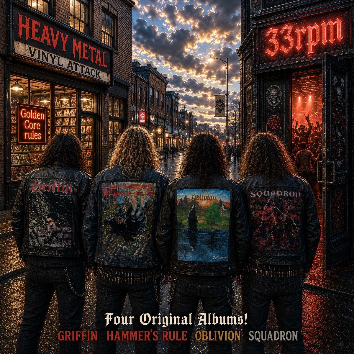 Heavy metal vinyl attack