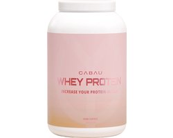 Cabau – Protein Shake – Iced Coffee – Whey Eiwitpoeder, 23 g Eiwit per Portie – 7 Smaken – Eiwitrijke Shake voor Spierherstel & Spieropbouw – 1000 g