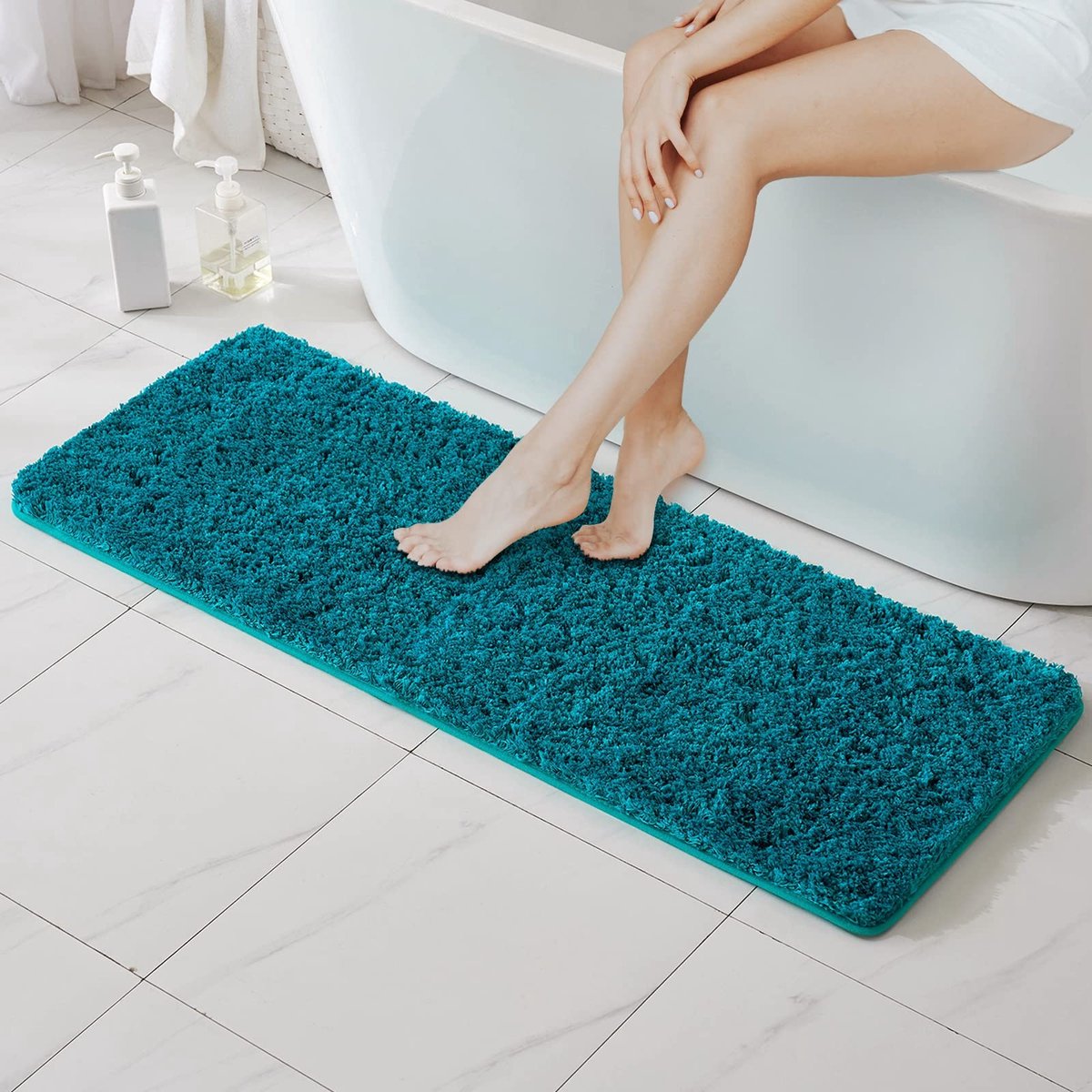 Omgoods - Absorberende Badmat 45x120 cm, Antislip voor Badkamer en Keuken