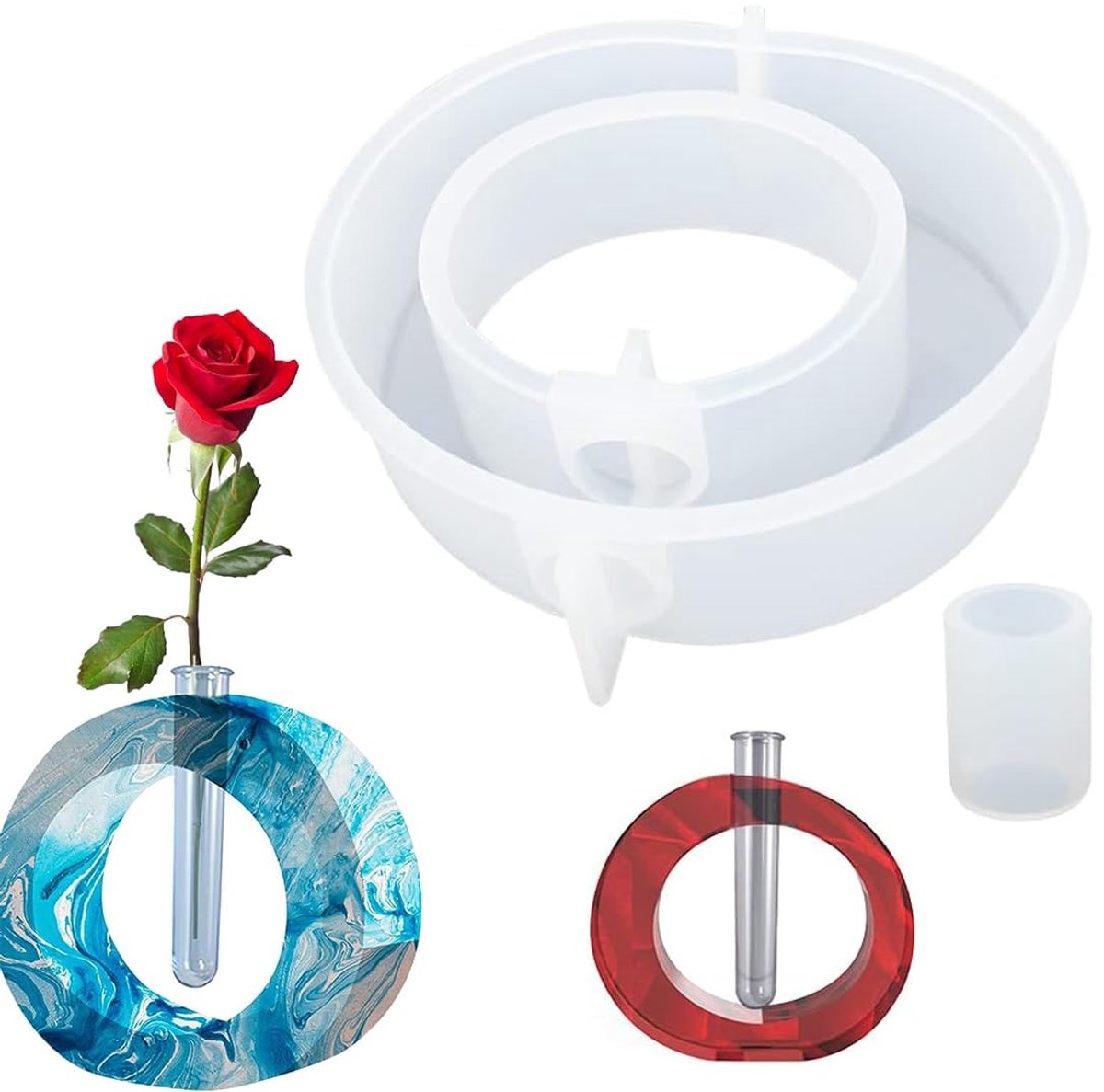 Omgoods - Silikonengietvormen voor DIY Vazen en Planten, Creatief Hydroponics Ontwerp