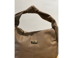 Baldinini handtas beige met geknoopt hengsel en ritssluiting voor dames - U