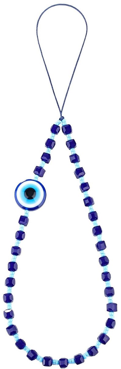 Omgoods - Handgemaakte Mobiele Telefoon Lanyard met Geluksbeertje