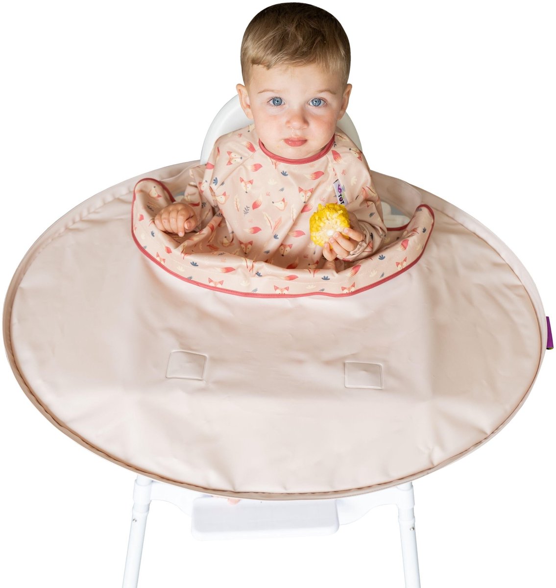 Omgoods - Baby Slab en Onderlegger Set voor Hoge Stoelen