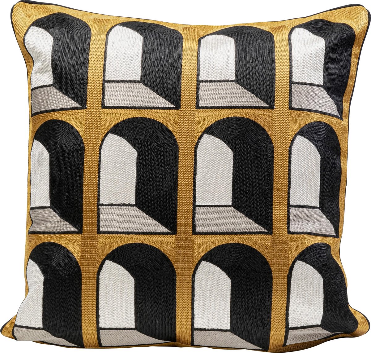 Omgoods - Decoratief Kussen met Geometrisch Patroon 50 x 50 cm