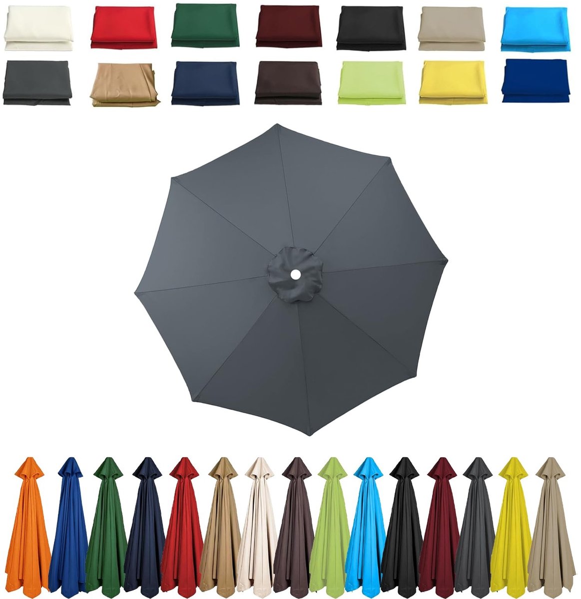 Omgoods - Vervangende Parasolhoes voor Patio Umbrella