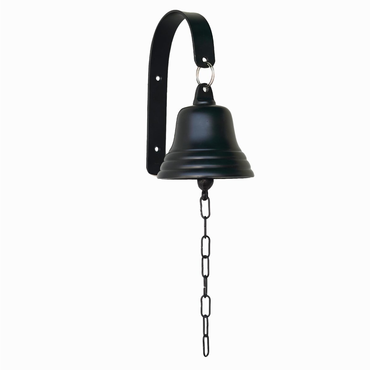 Omgoods - Vintage Wandbel met Zwarte Ketting voor Thuis of Café