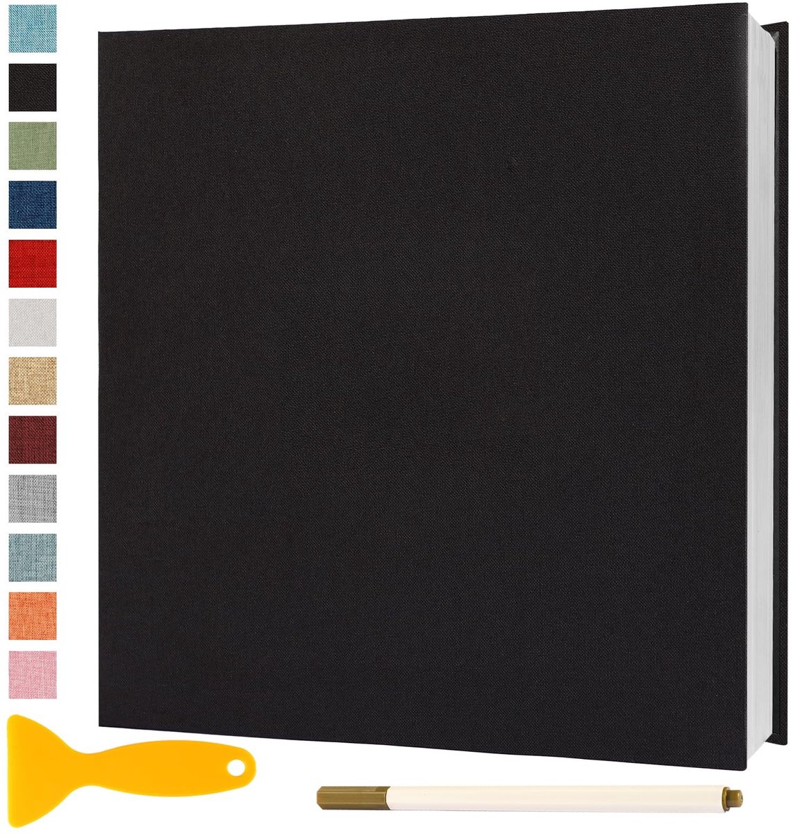 Omgoods- Fotoalbum Zelfklevend 28x27 - Scrapbook Fotoboek - Gastenboek - 40 Pagina's - Zuurvrij/PVC-vrij - Perfect voor Speciale Gelegenheden