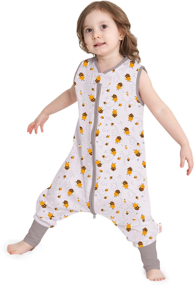 Omgoods - Zomerse Baby Slaapzak met Voeten - 0.5 Tog van 100% Katoen voor Kinderen