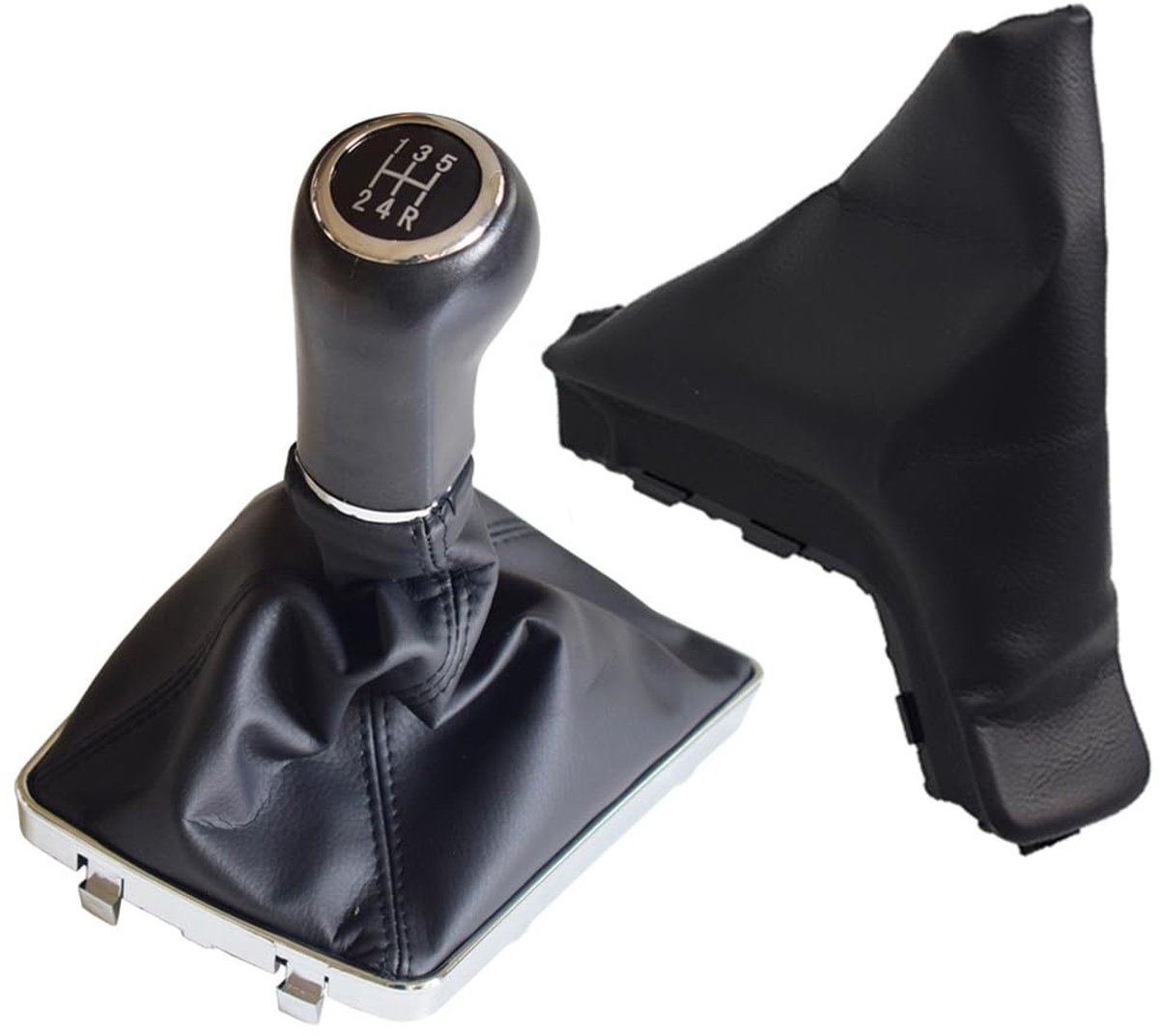 Omgoods - Gearshift Knop en Handremhoes voor Opel Astra