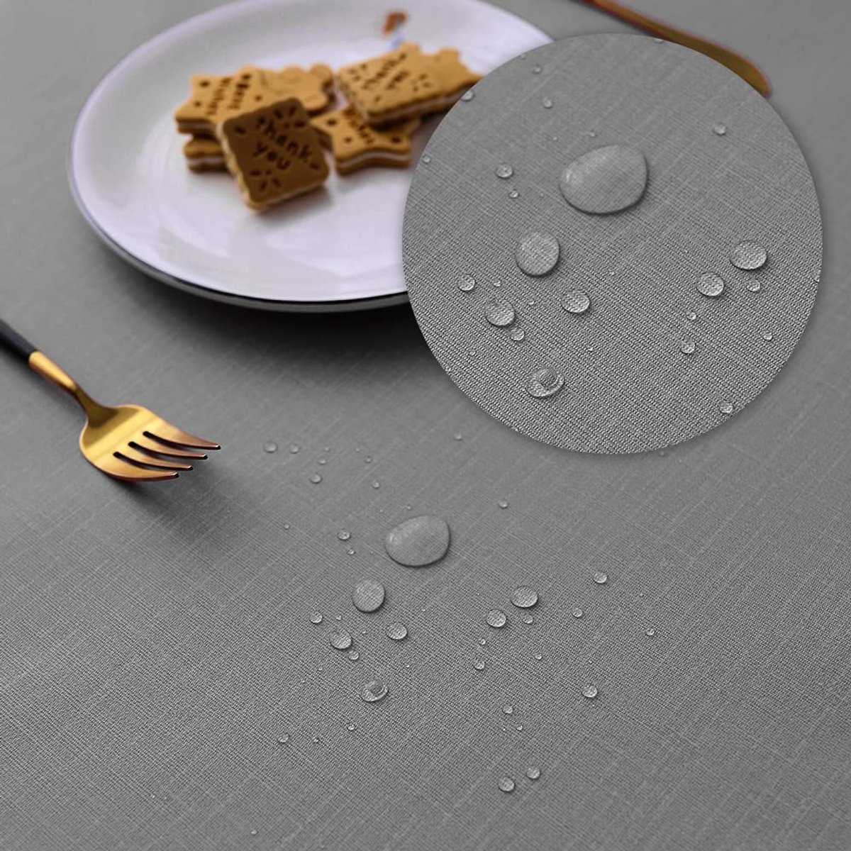 Omgoods - Waterdicht Tafelkleed met Lotus Effect 120 x 160 cm