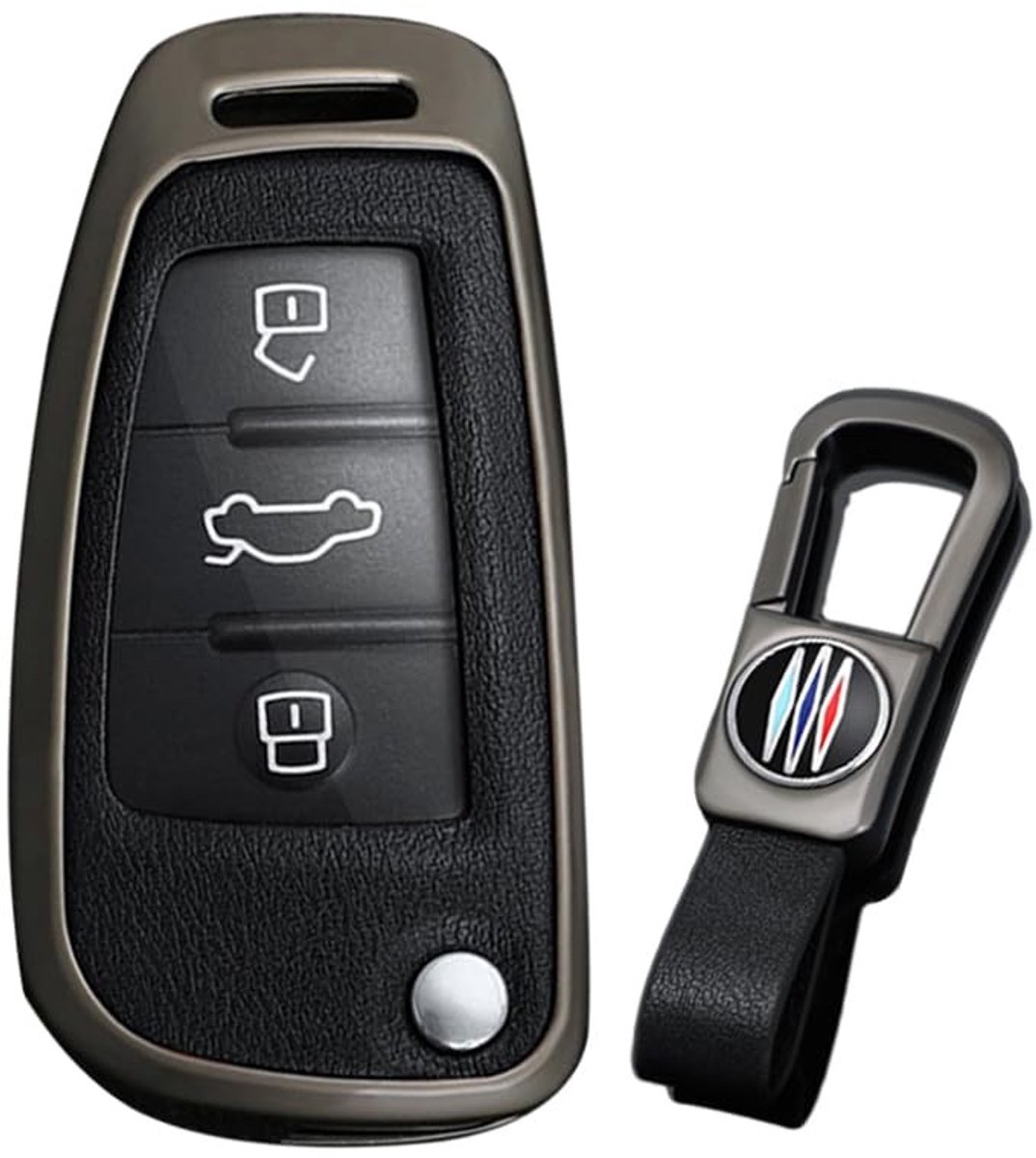 Omgoods - Sleutel Hoes voor Audi A1, A3, A4, Q3 en Meer