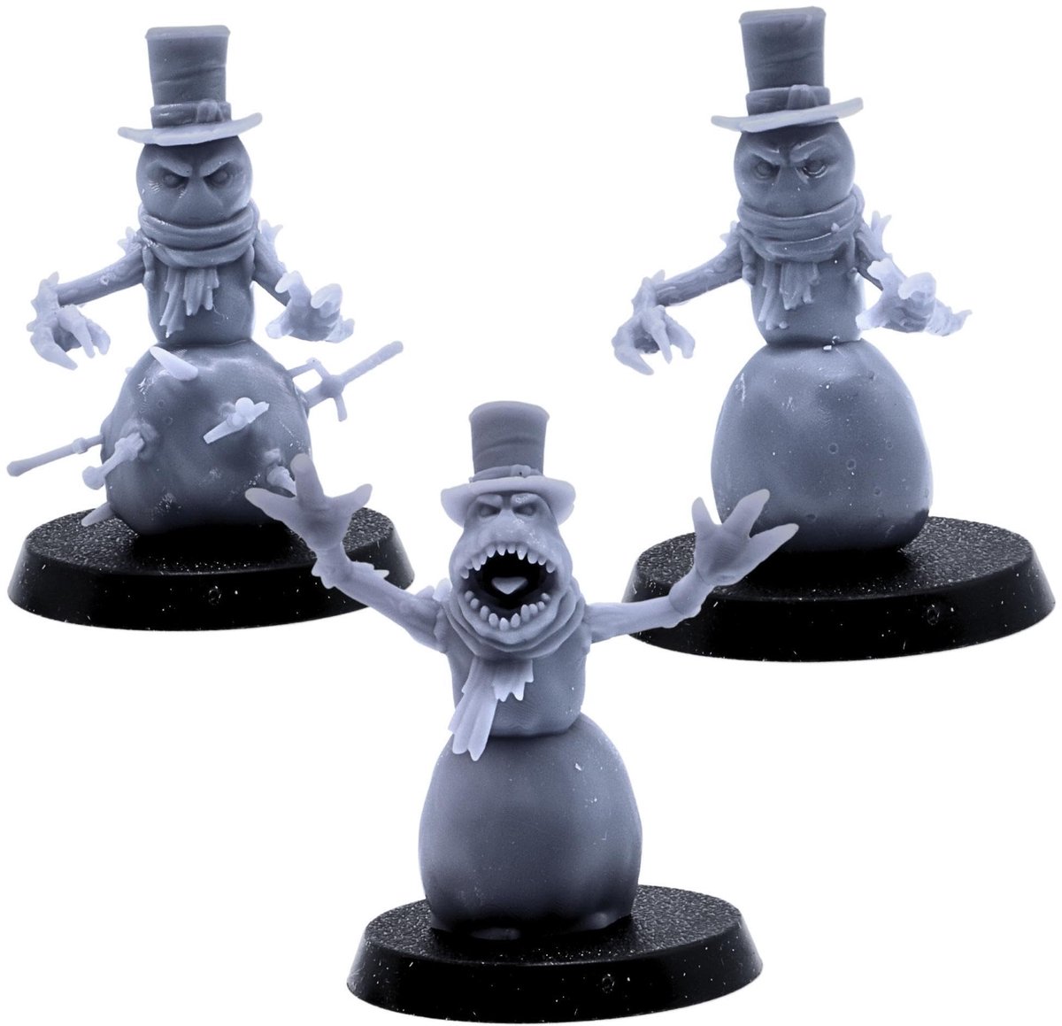 Omgoods - Miniatuur Figuren van Sneeuwmannen voor Tabletop Games