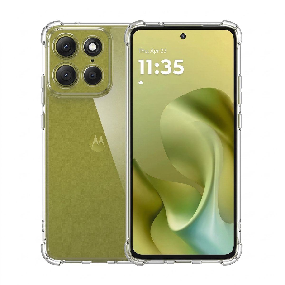 Hoesje geschikt voor Motorola Moto G86 / G86 Power – CrystalClear Back Cover – Schokbestendig – Transparant