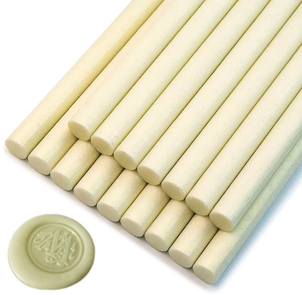 16 Stuks Lijmpistool Wax Seal Sticks voor Wassen Stempels, Perfect voor Trouwinvitationen, Kaarten en Enveloppen (Parel Goud)