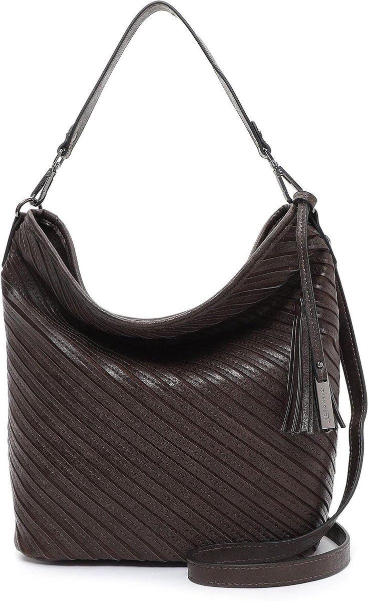 Dames Schoudertas - Handtas Tas - Dagelijks Gebruik - Afneembare Hanger - 36 x 31 x 15 cm - Grijs