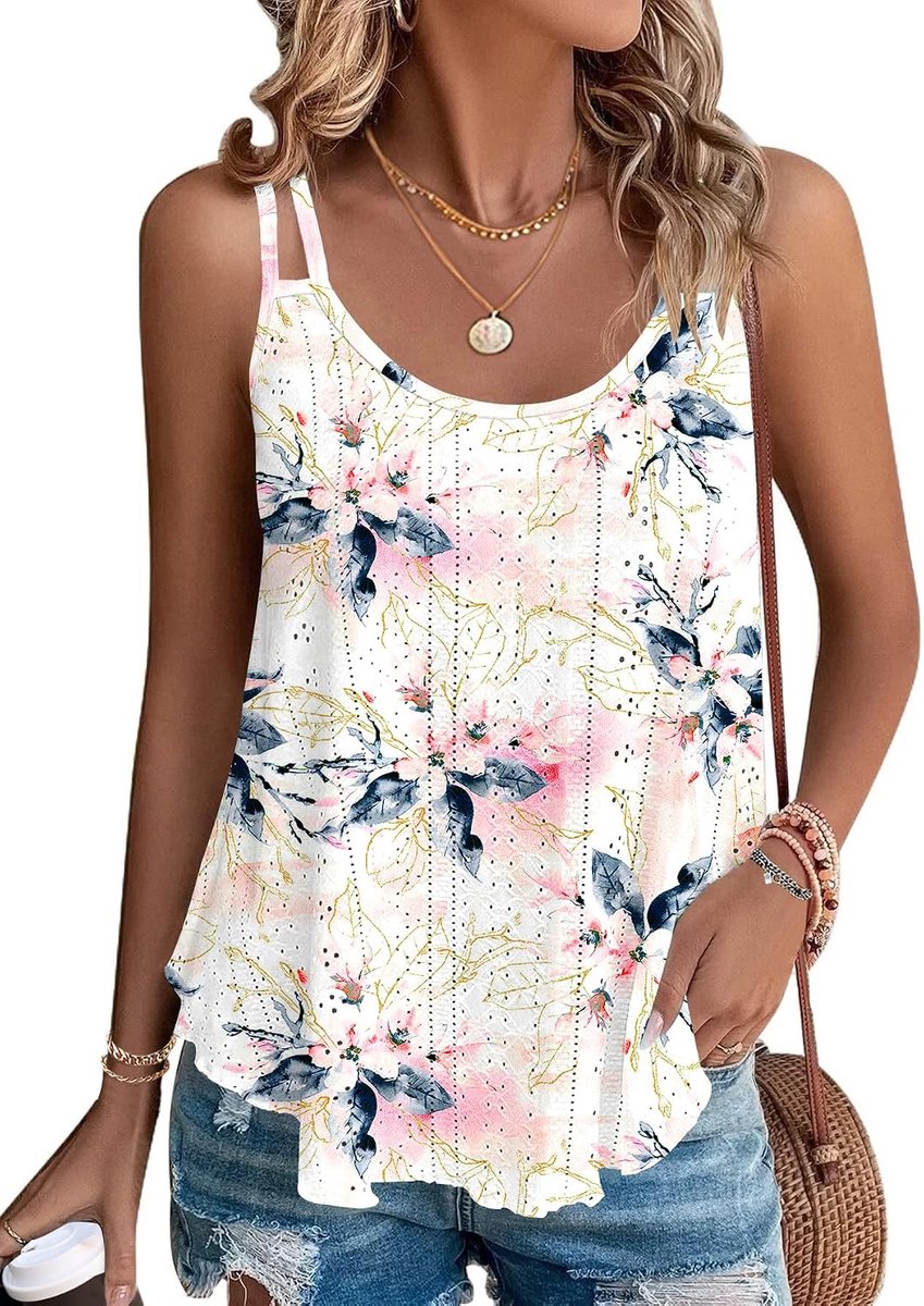 Dames Zomertanktops Dames Mouwloze Vesten Tanks Top Loost Fit Casual Shirts Vest Blouses Cami Camisole