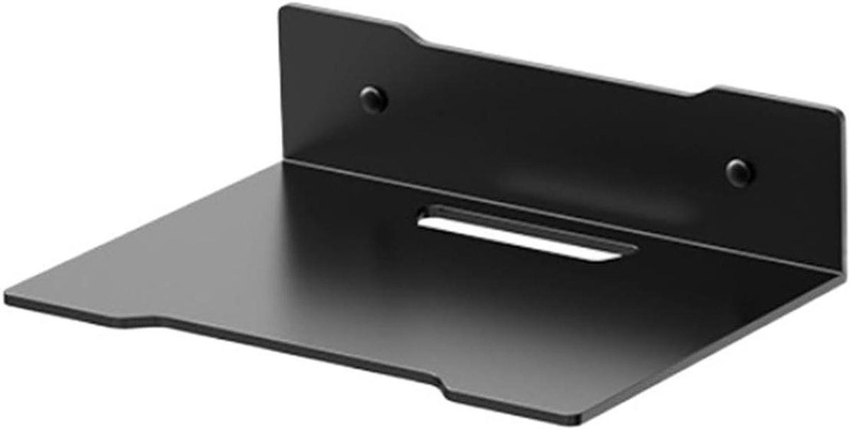 Projector Beugel - Projectorstandaard Muur - Thuisbioscoop Creëren - Stevige Metalen Constructie - 23x17cm - Zwart