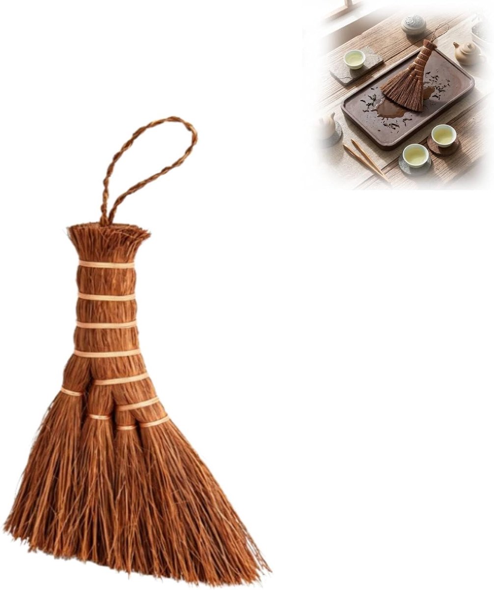 Bezem, Mini Bezem voor Thuis, Theeblad Thee Set Borstel Kleine Bezem Vegen Hand Bezem Outdoor Bezem Bezems Voor Vegen Indoor