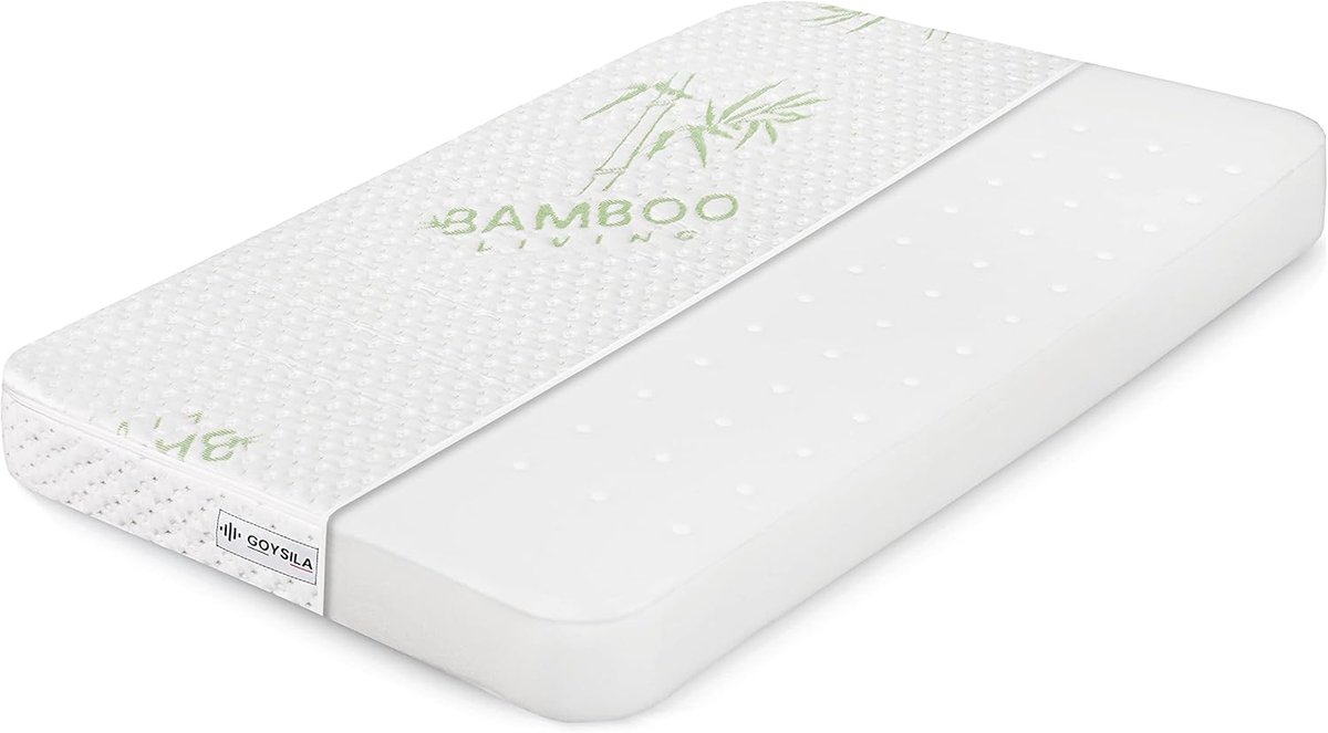 SnelShoppen - Co Sleeper Matras 83x50cm Geschikt voor Babybed Chicco Next2Me Dream Magic Air | Ademend Baby Matras met Bamboe Hoes | Anti-Stick Struct