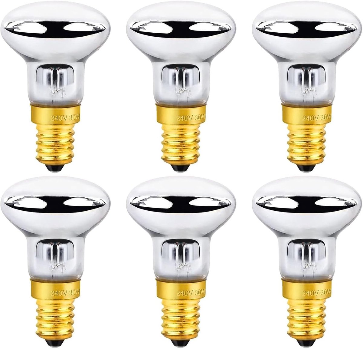 Gloeilampen - Warmwit - E14 Fitting - 30W Reflector - Voor Lavalampen