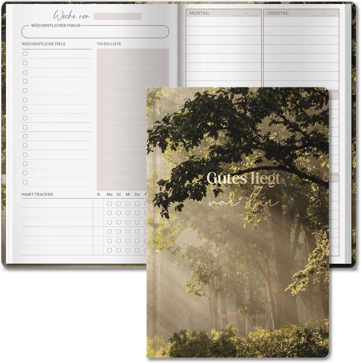 Ongedateerde weekplanner, bos